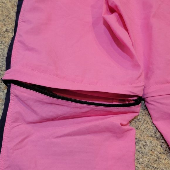 NWT M2C Pink and Blue 2 in 1 Wind Pants and Shorts Removable Legs Size Small - Picture 6 of 6